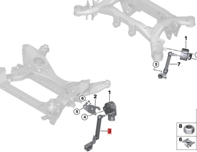 OE:37146891166  передний рычаг регулировки Подходит для BMW Brilliance iX3 (G08) ведущих 20 моделей 2020-2021 гг.