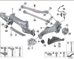 OE:33326865213 Боковой маятник верхний CN BMW X2 (F39) sDrive20iM комплект для бездорожья 20 моделей 2019-2020 гг.