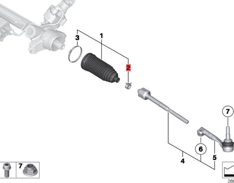 OE:32136756011 Clamp ring D=19.4-22.5 ZF BMW X1 (E84) sDrive18i manual transmission 13 models 2012-2014.
