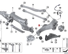 OE:33326865225 Продольный рычаг левый CN BMW X2 (F39) sDrive20iM комплект для бездорожья 20 моделей 2019-2020 гг.