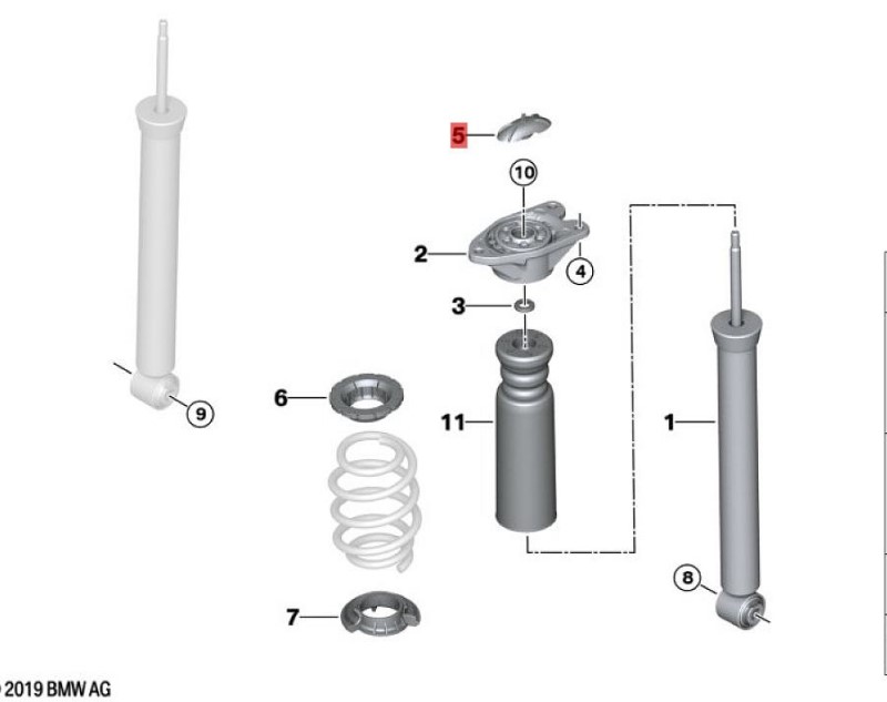 OE:33506863445 BMW X2 (F39) sDrive20iM off-road kit for 20 models from 2019-2020.