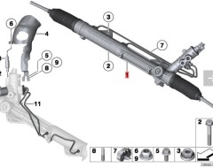 OE:32106765013 Гидравлический усилитель руля TRW BMW 1 серии Хэтчбек (E87 Facelift) 120i МКПП 08 2008-2011