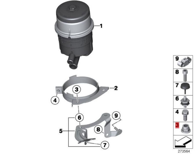 OE:7119905128 Hex nut M6-8-ZNS3 BMW 1 Series Hatchback (E87 Facelift) 120i Manual Transmission 08 2008-2011