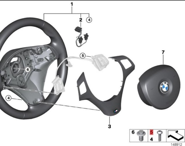 OE:32306767225 Винт с полукруглой головкой M4X10 BMW 1 серии Хэтчбек (E87 Facelift) 120i МКПП 08 2008-2011