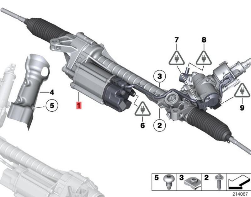 OE:32106870788 Warranty Electric steering mechanism BMW 6 Series GC(F06)640i2011-2014