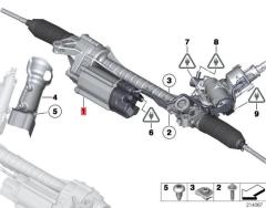 OE:32106870788 Гарантия Электрический рулевой механизм БМВ 6 серии GC(F06)640i2011-2014