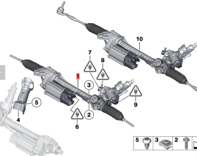 OE:32106868351 Warranty Electric steering mechanism BMW 6 Series GC(F06)640i2011-2014