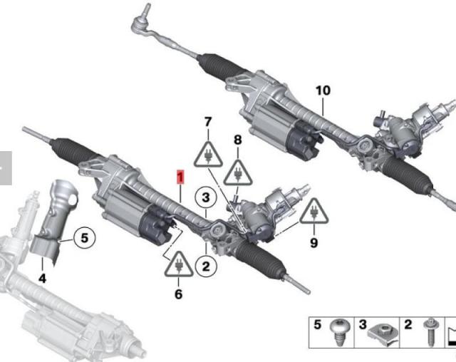 OE:32106868351 Гарантия Электрический рулевой механизм БМВ 6 серии GC(F06)640i2011-2014