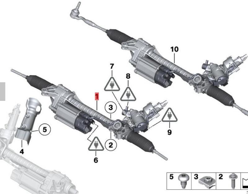 OE:32106856430 Warranty Electric steering mechanism BMW 6 Series GC(F06)640i2011-2014