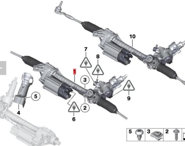 OE:32106856426 Гарантия Электрический рулевой механизм БМВ 6 серии GC(F06)640i2011-2014