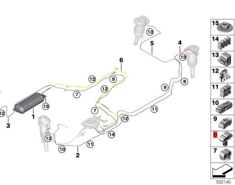 OE:34521164653 Lead frame BMW 4 Series GC (F36) 420i2015-2016