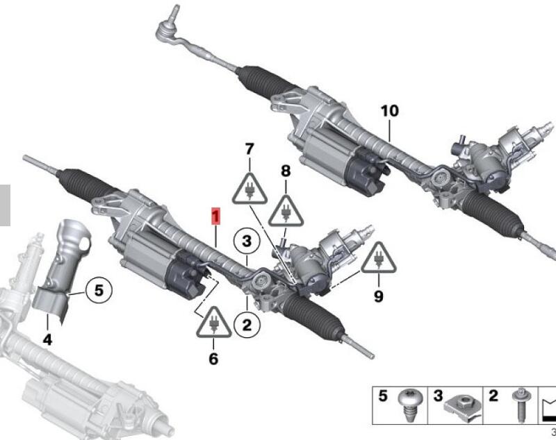 OE:32106860178 Warranty Electric steering mechanism BMW 6 Series GC(F06)640i2011-2014