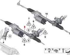OE:32106873502 Гарантия Электрический рулевой механизм БМВ 6 серии GC(F06)640i2011-2014