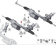 OE:32106865433 Гарантия Электрический рулевой механизм БМВ 6 серии GC(F06)640i2011-2014