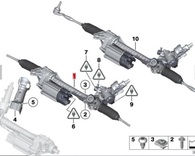 OE:32106865433 Гарантия Электрический рулевой механизм БМВ 6 серии GC(F06)640i2011-2014