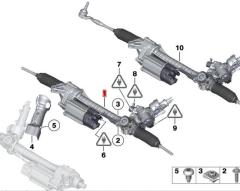 OE:32106868347 Гарантия Электрический рулевой механизм БМВ 6 серии GC(F06)640i2011-2014