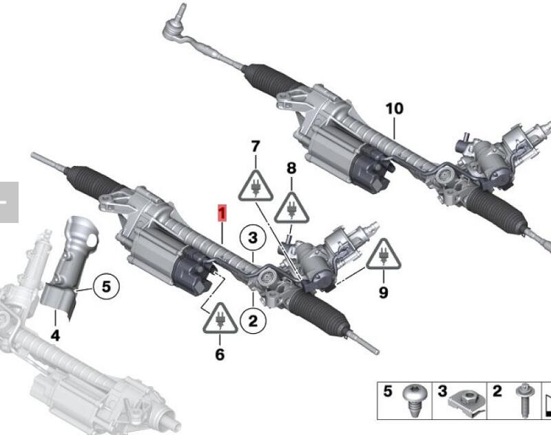 OE:32106873500 Warranty Electric steering mechanism BMW 6 Series GC(F06)640i2011-2014