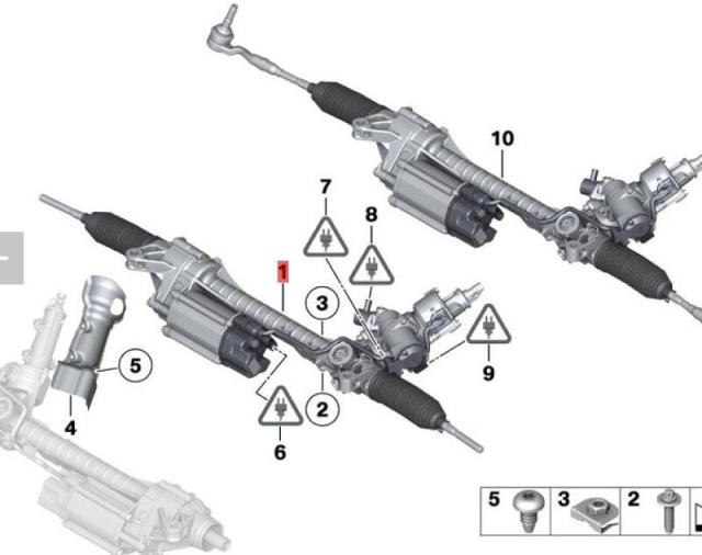 OE:32106873500 Гарантия Электрический рулевой механизм БМВ 6 серии GC(F06)640i2011-2014
