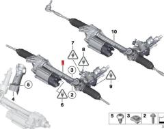 OE:32106883546 Гарантия Электрический рулевой механизм БМВ 6 серии GC(F06)640i2011-2014