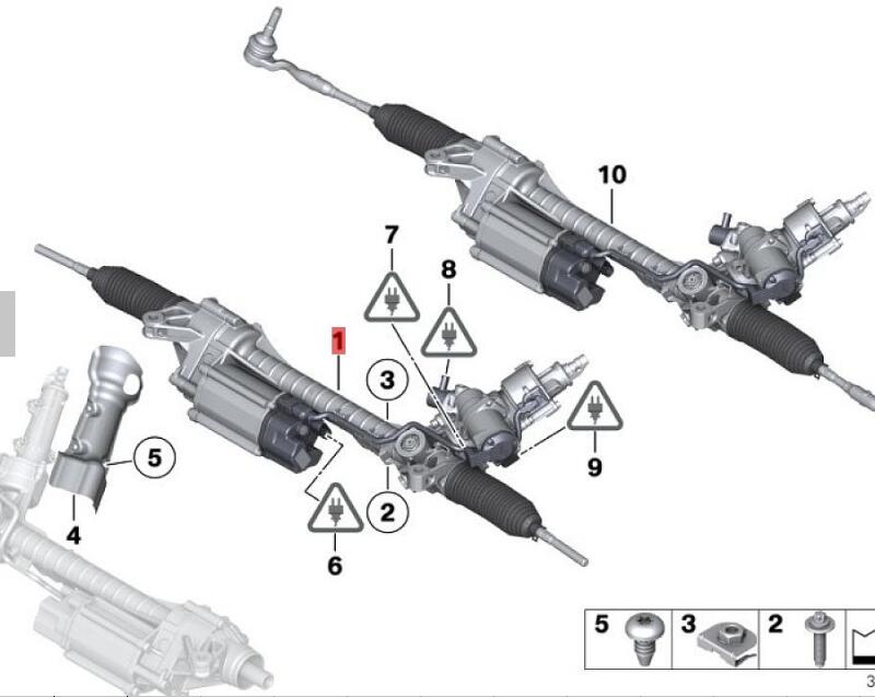 OE:32106865439 Warranty Electric steering mechanism BMW 6 Series GC(F06)640i2011-2014