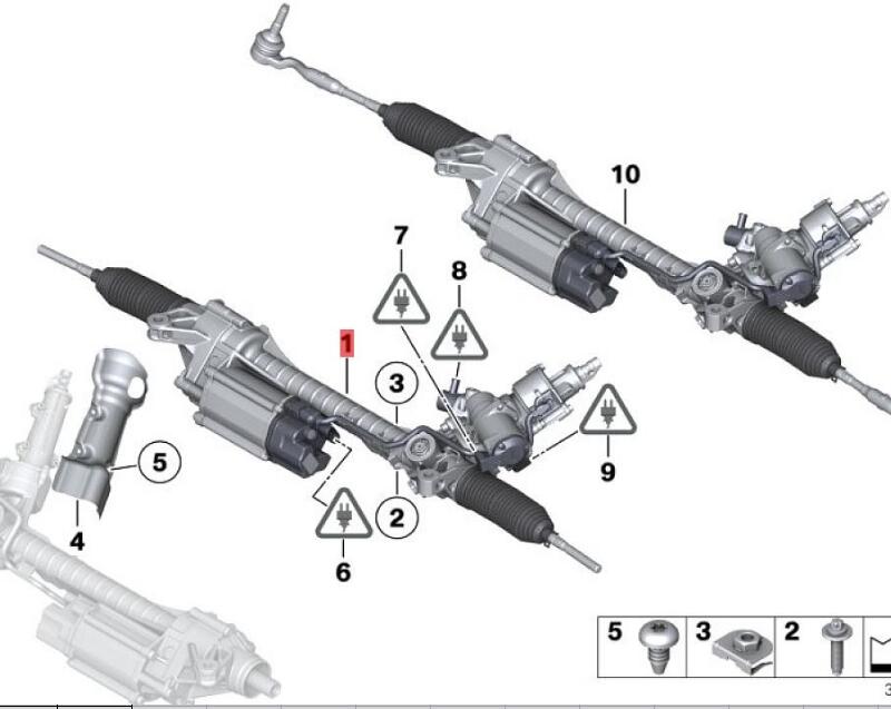 OE:32106870796  Warranty Electric steering mechanism BMW 6 Series GC(F06)640i2011-2014