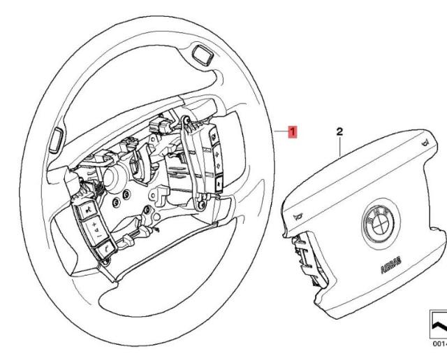OE:32346783502 Кожаный руль ГРАУ BMW 7 серии (E66) 730Li Classic Edition 08 2008-2008