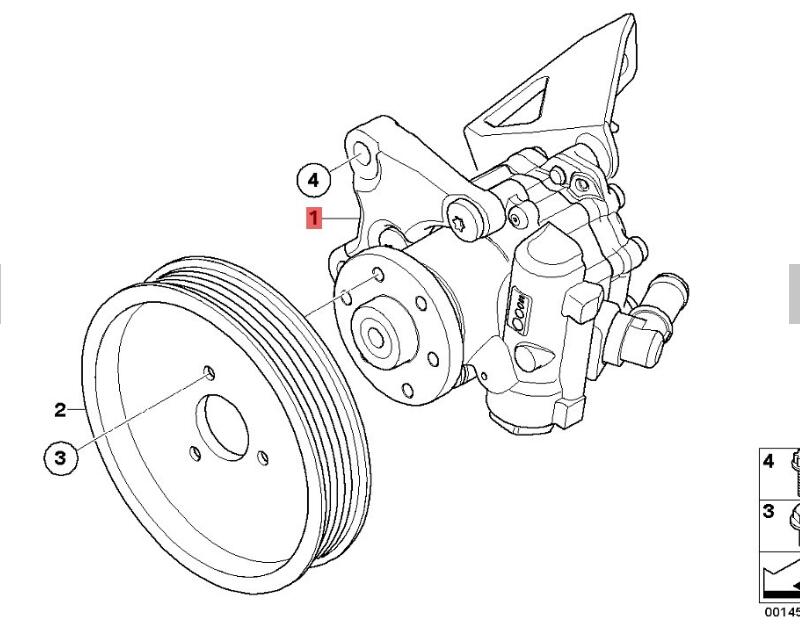 OE:32416769767 ZFFP6 BMW 7 Series (E66) 730Li Classic Edition 08 2008-2008 Steering Assist Pump