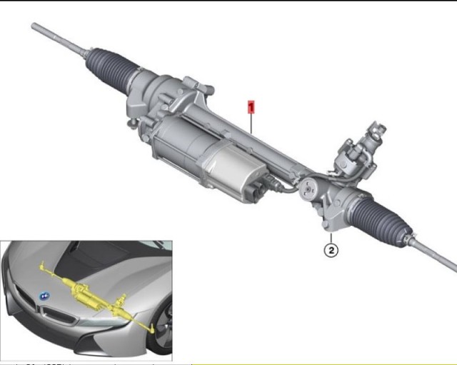 OE:32106888693 Гарантия Электроруль ТКП BMW (импорт) i8 (I12) i82014-