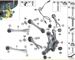 OE:33336858232 рама колеса правая задняя BMW (импорт) i8 (I12) i82014-