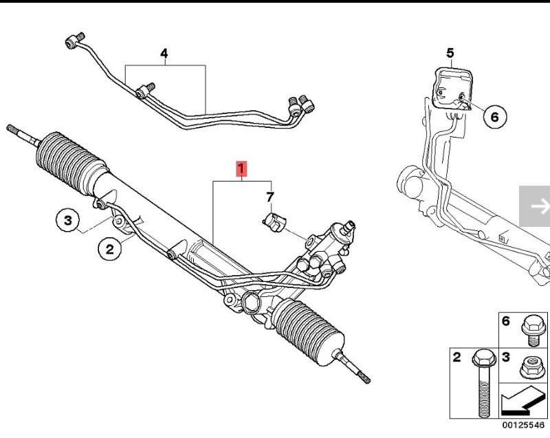 OE:32136769267 Warranty ZF hydraulic power steering BMW X5 (E53) 3.0i 2002-2006