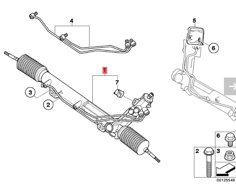OE:32136761823 Warranty ZF hydraulic power steering BMW X5 (E53) 3.0i 2002-2006