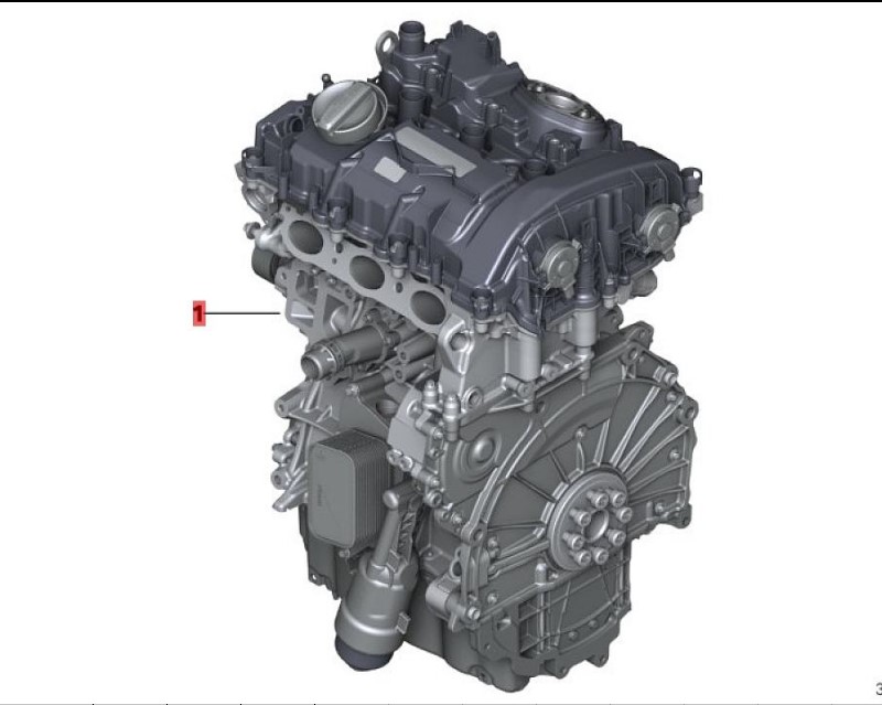OE:11000003072 Transmission mechanism B38A15C BMW 1 Series (F52) 118iM Sports Package 19 Models 2019-2019
