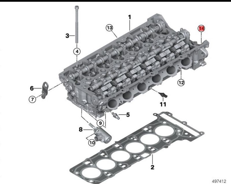 OE:7119907475 Bolt M8X40 Suitable for BMW
