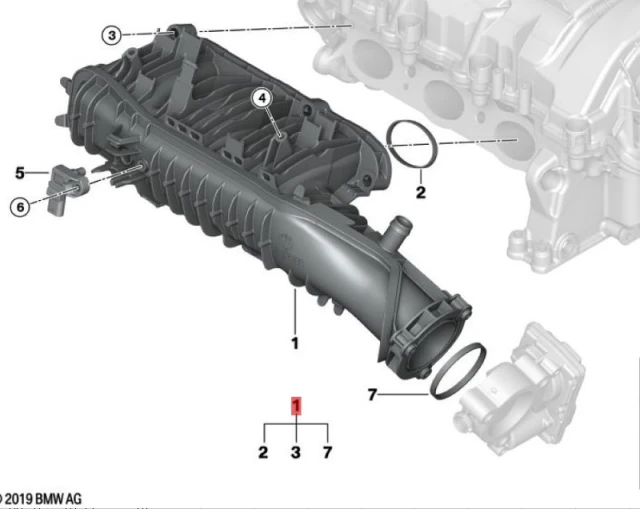 OE:11617649970 система впуска воздуха Подходит для БМВ