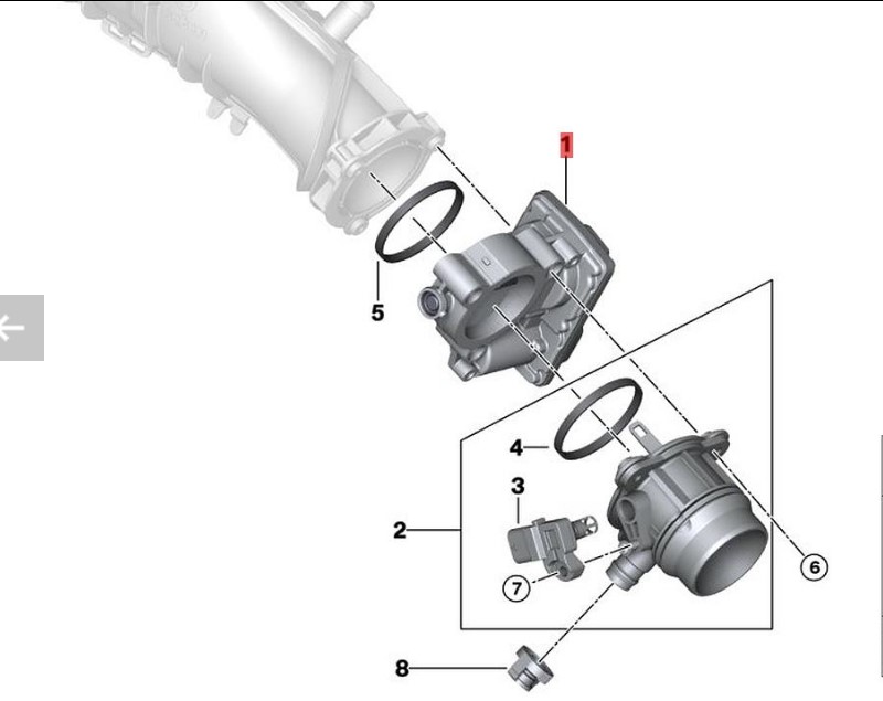 OE:13547618838 throttle suitable for BMW