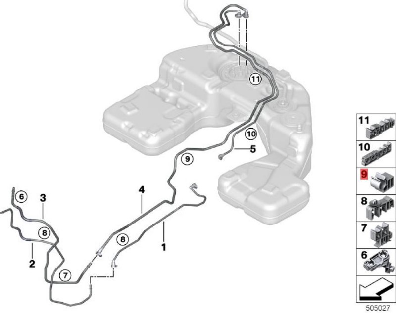 OE:16126766397 Clamp D14 suitable for BMW