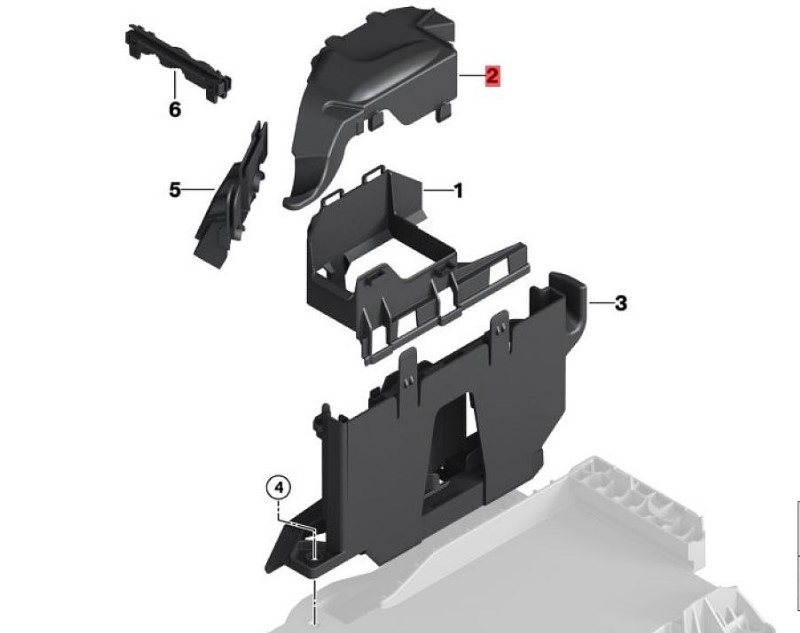 OE:12908617356 Upper parts of the electric control unit suitable for BMW