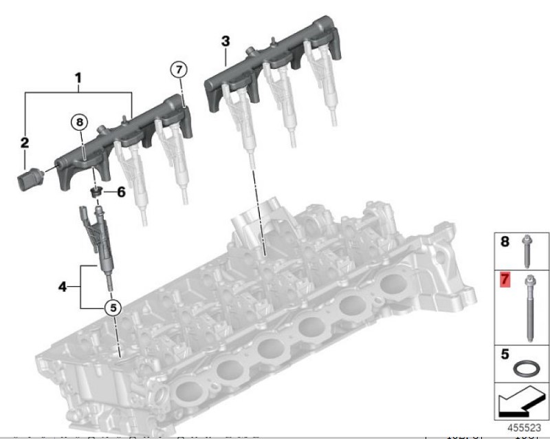OE:13538661715 Hexagon head bolt BM6X70-8.8 suitable for BMW