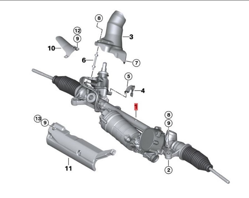 OE:32106887617 Warranty Electric power steering BMW 3 Series (G20) 320i Sports Package 20 Models 2020-2020