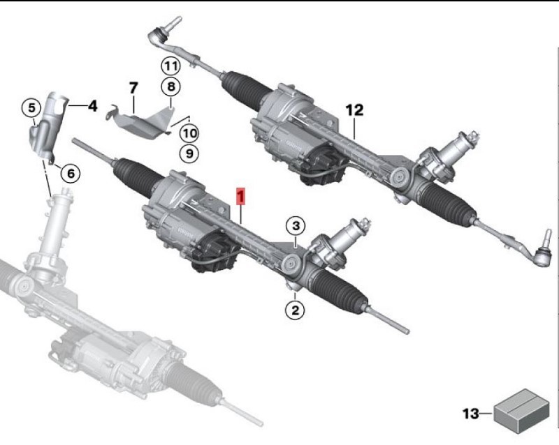 OE:32106859248 Гарантия Электроруль SPORT/TKP BMW 3 серии (F35 Long Axis Edition) 335Li Fashion Design Package 13 Models 2012-2012