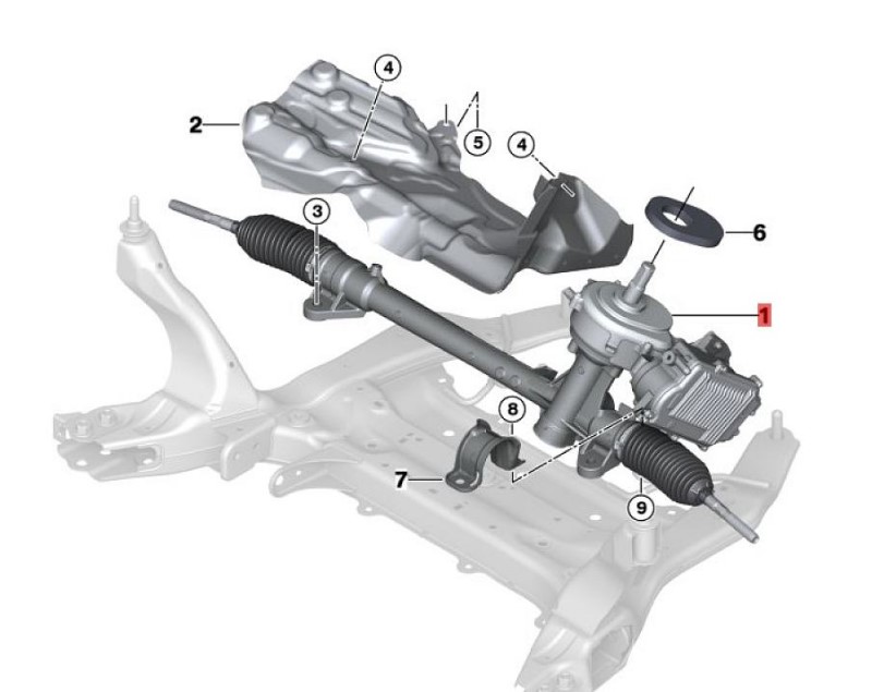 OE:32106888646 Warranty Electric steering mechanism