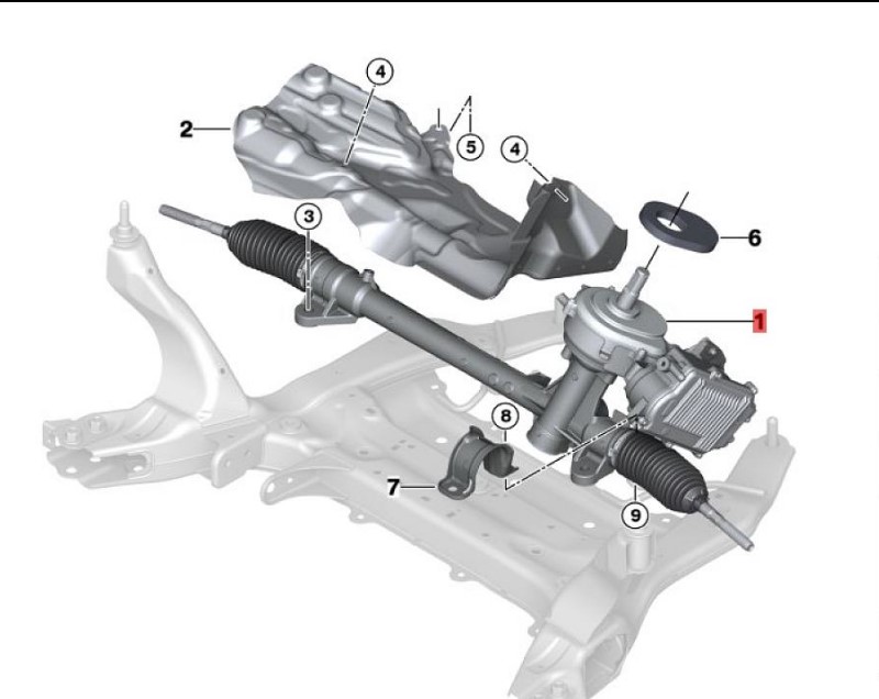 OE:32106899421 Warranty Electric steering mechanism