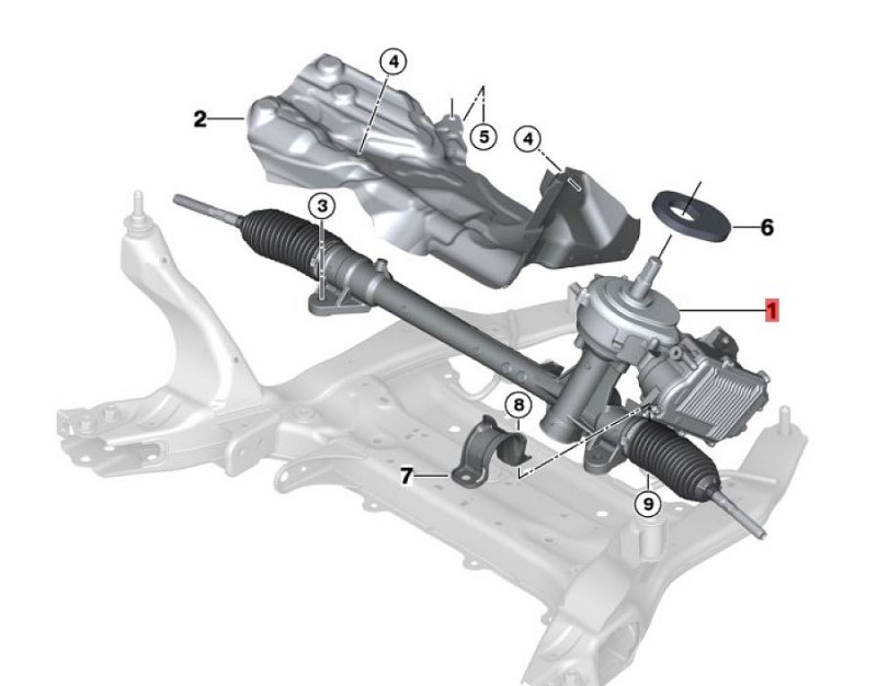 OE:32106882109 Warranty Electric steering mechanism