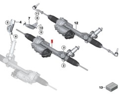 OE:32106857283 Гарантия Электроруль SPORT/TKP BMW 3 серии (F35 Long Axis Edition) 335Li Fashion Design Package 13 Models 2012-2012