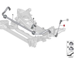 OE:31306893359 Опорная штанга стабилизатора, передний левый BMW 3 Series (G28 Long Axis Edition) 325LiM Sports Night Package 20 Models 2019-2019