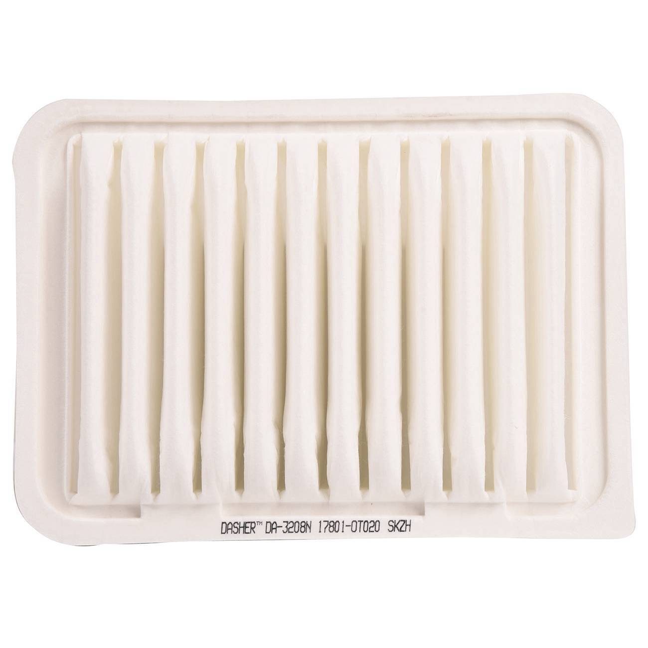 The engine air filter element is suitable for Toyota Corolla Yaris Matrix 17801-0T020.