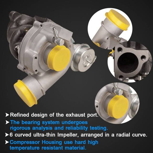 ДЛЯ 1997-2005 VW Audi Passat 1.8T Turbo A4 1.8T Turbo Турбокомпрессор 058145703J