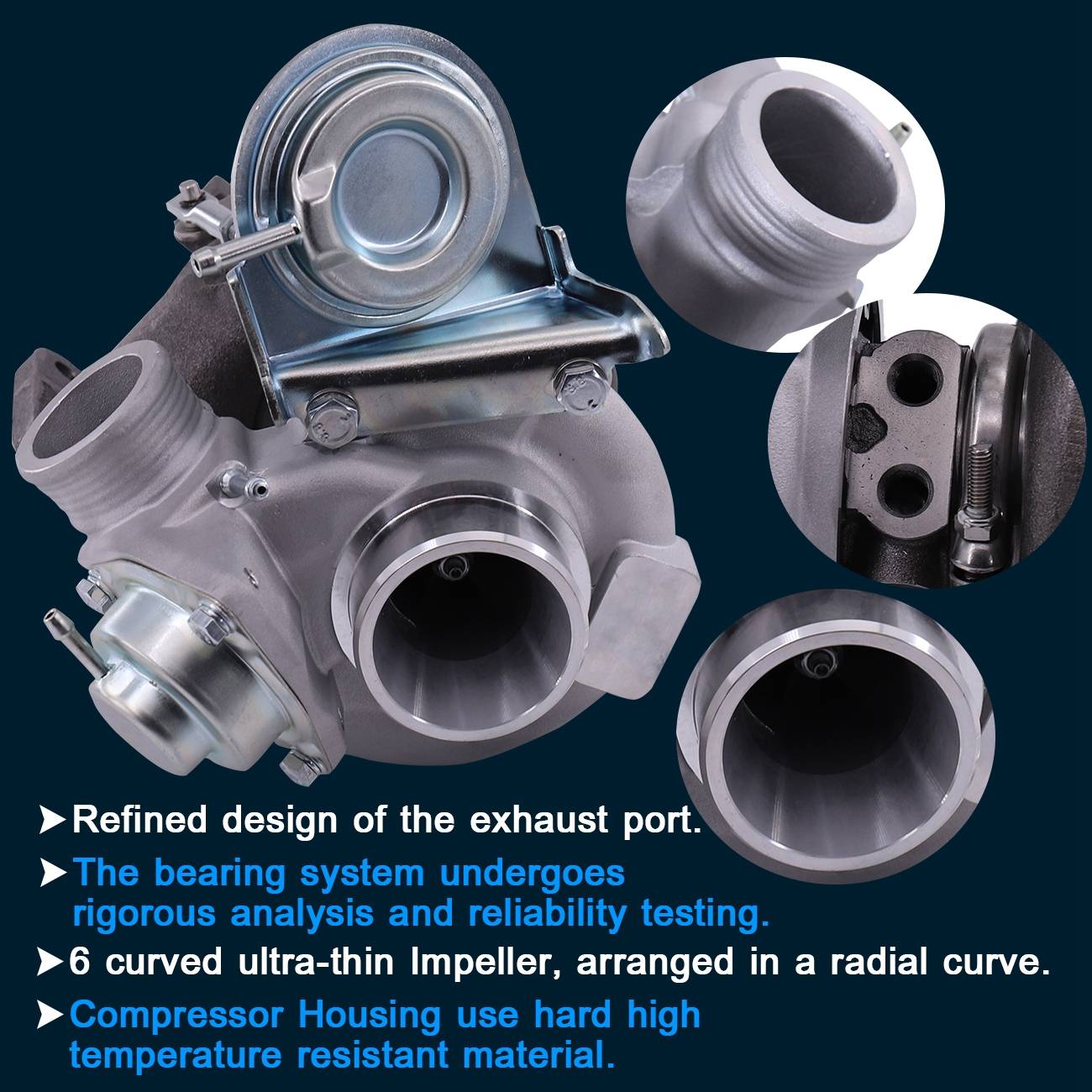 FOR Volvo V40 S40 1.9L 99-04 Turbocharger 8601661