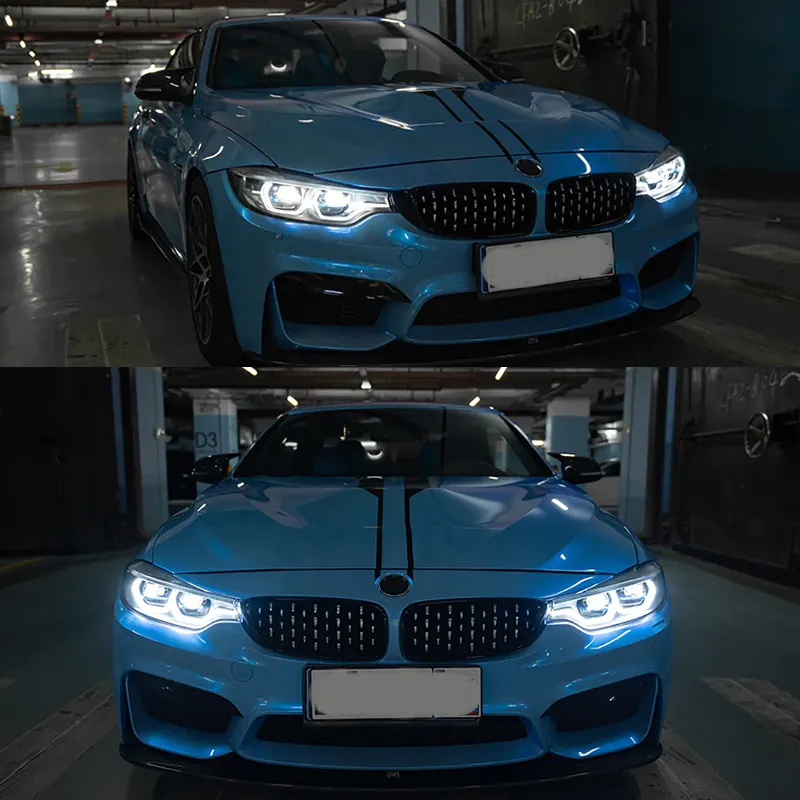 F32 LED headlights for BMW 4 Series F33 F36 F80 F82 F83 F32 updated headlight F32 LCI xenon Modified lamp with full LED