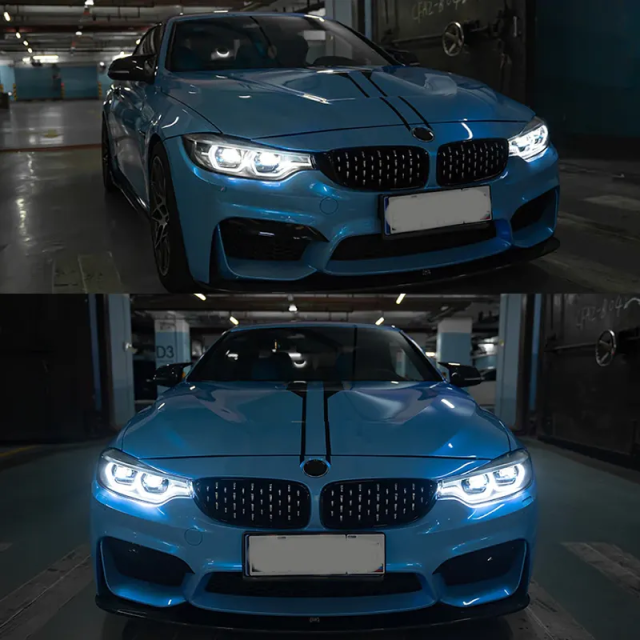 F32 светодиодные фары для BMW 4 серии F33 F36 F80 F82 F83 F32 обновленная фара F32 LCI ксеноновая Модифицированная лампа с полным светодиодом